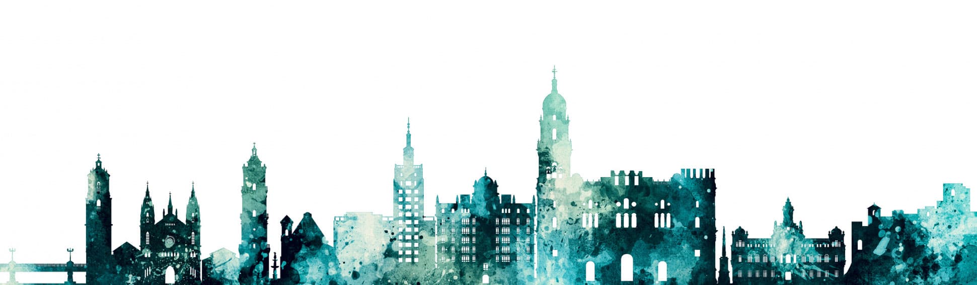 Skyline Tourist Posters  - Illustrated