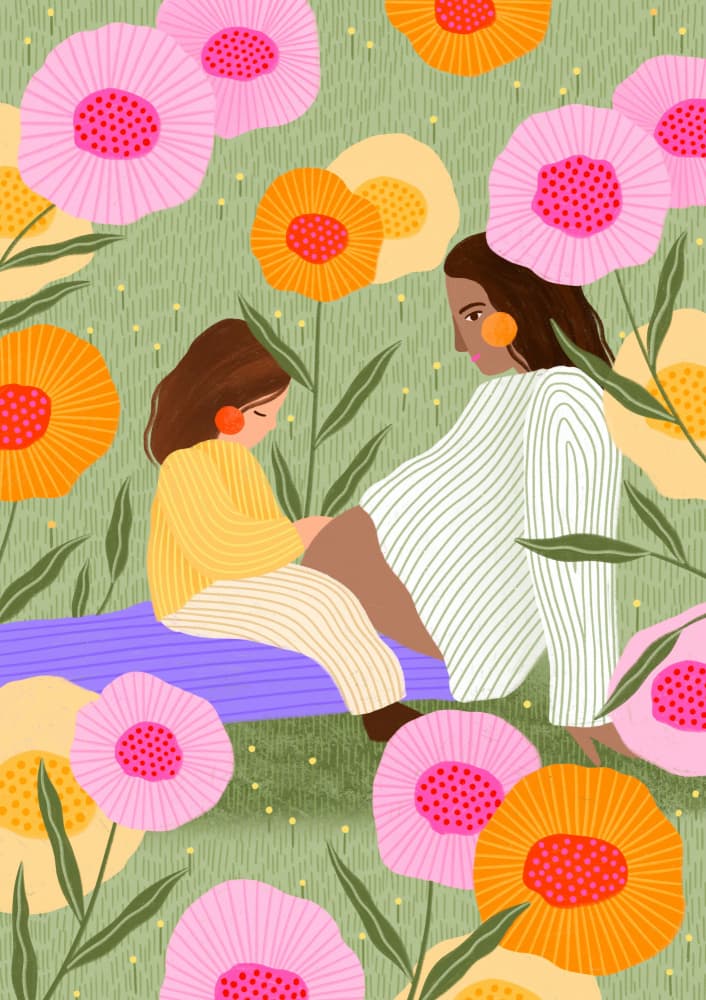 Gentle Day In Flowers by Bea Müller — canvas wall art