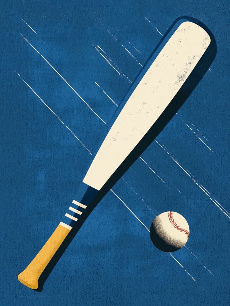 Game Day Baseball by Old Artists Studio IV — canvas wall art