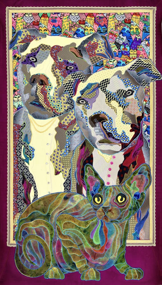 Colorful Abstract Pet Collage by Kostyantin Malginov — canvas wall art