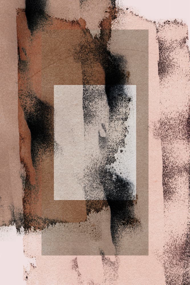 Abstract Brush Strokes 17y by Mareike Böhmer — canvas wall art