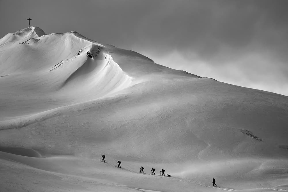 Alpine Ski Journey by Oliver Buchmann — canvas wall art