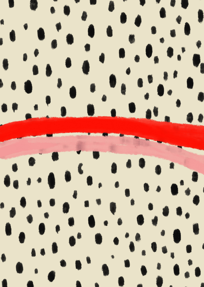 Playful Spotted Abstract by Ute Arnold — canvas wall art