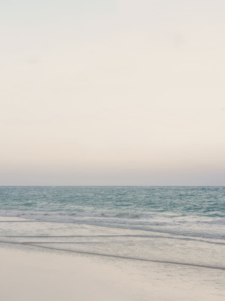 Serene Beach Waves by Stephanie Klatt — canvas wall art