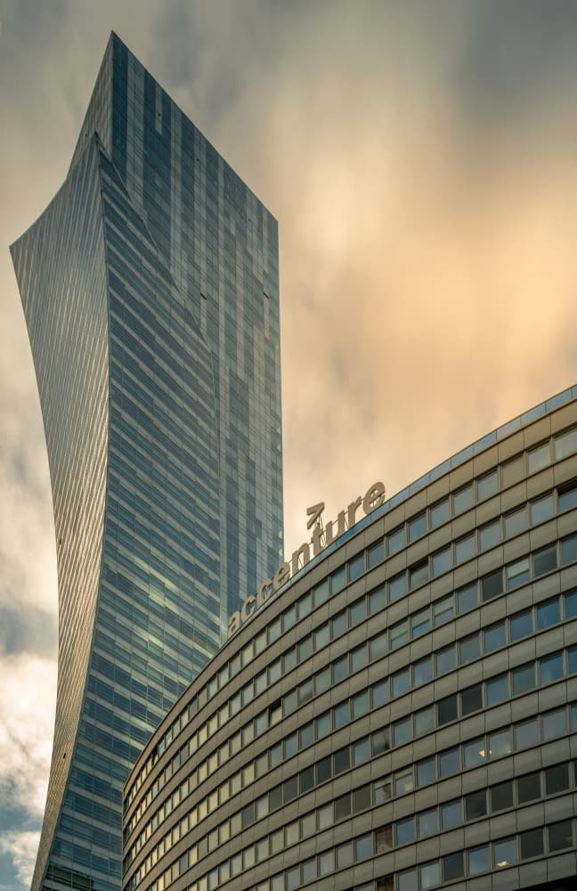 Curved Glass Skyscraper by Slawomir Kowalczyk AFRP  FIAP  IAAP — canvas wall art