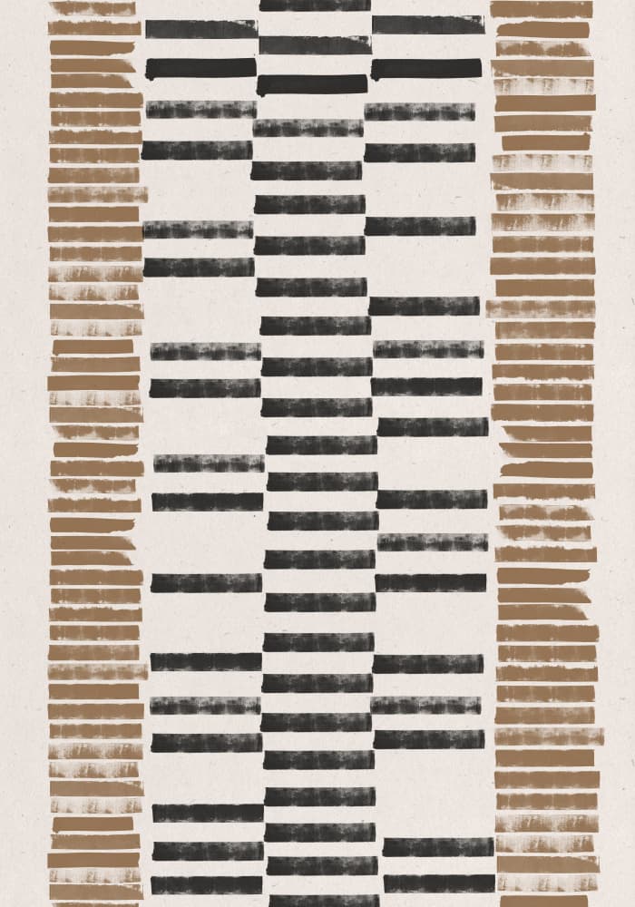 Striped Harmony by THE MIUUS STUDIO — canvas wall art