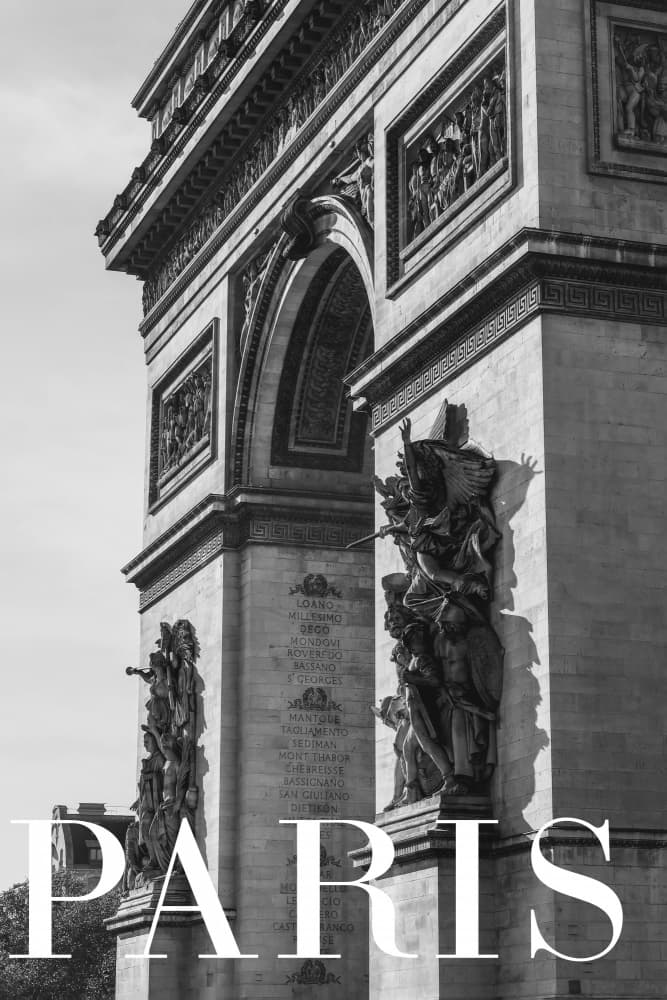 Arc de Triomphe Paris by Old Artists Studio III — canvas wall art