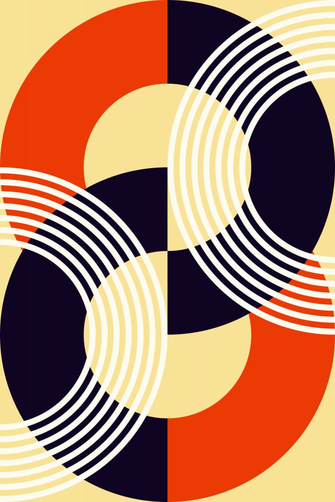 Dynamic Geometric Curves by Petr Strnad — canvas wall art