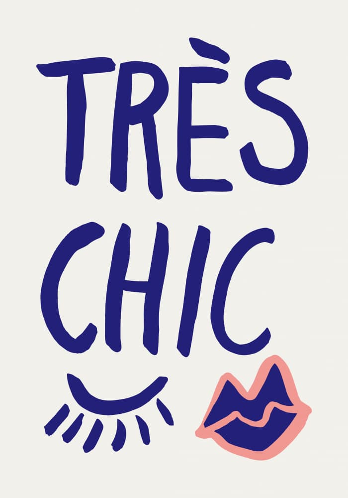 Très Chic Fashion Style by Old Artists Studio — canvas wall art