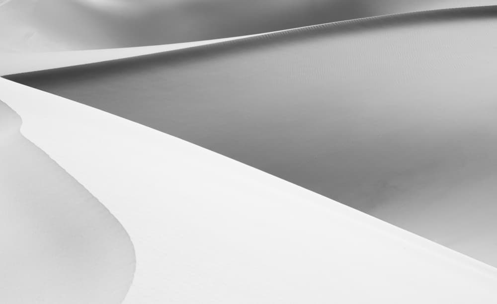 Monochrome Sand Waves by Selions（陈磊） — canvas wall art