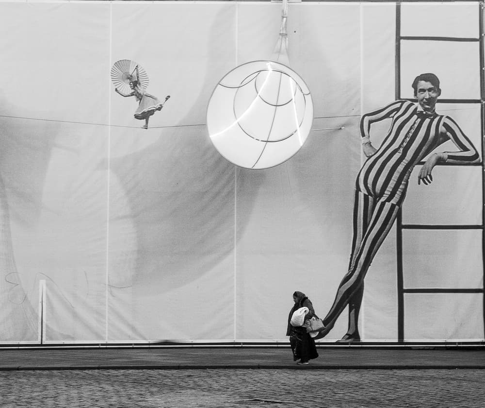 Giant Figures Street Art by Malvin Jan Dyb — canvas wall art