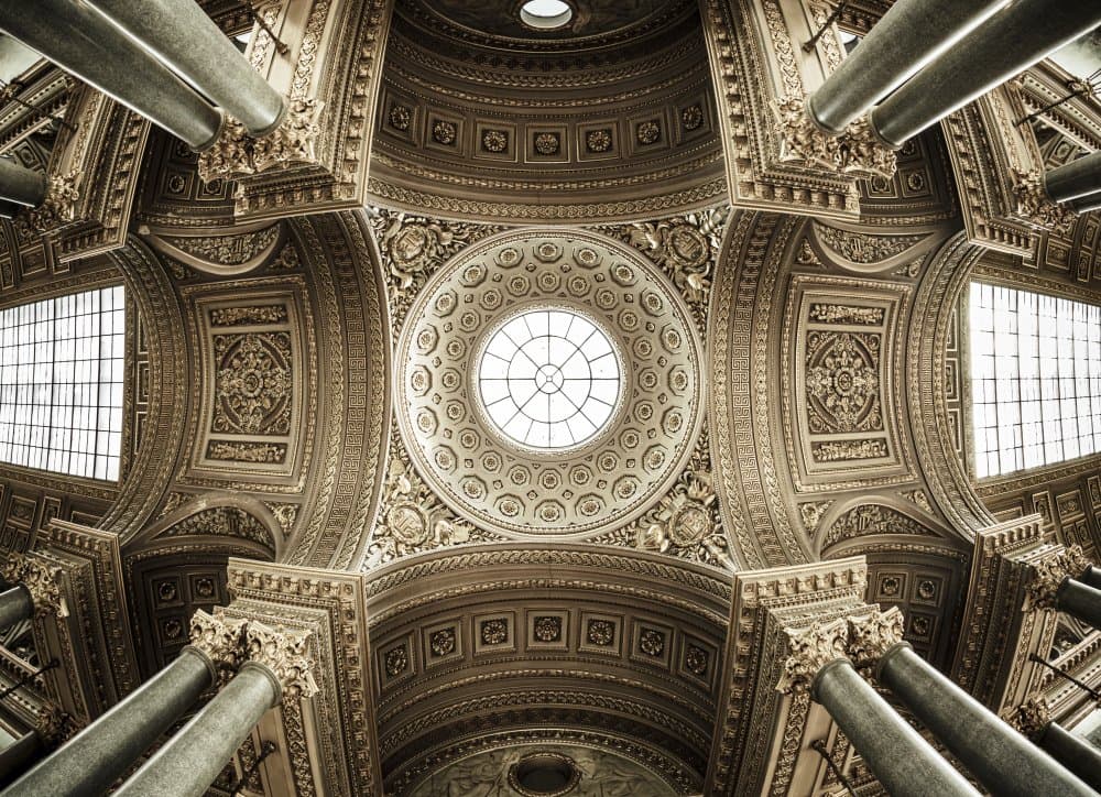 Ornate Domed Ceiling by Nanouk el Gamal - Wijchers — canvas wall art