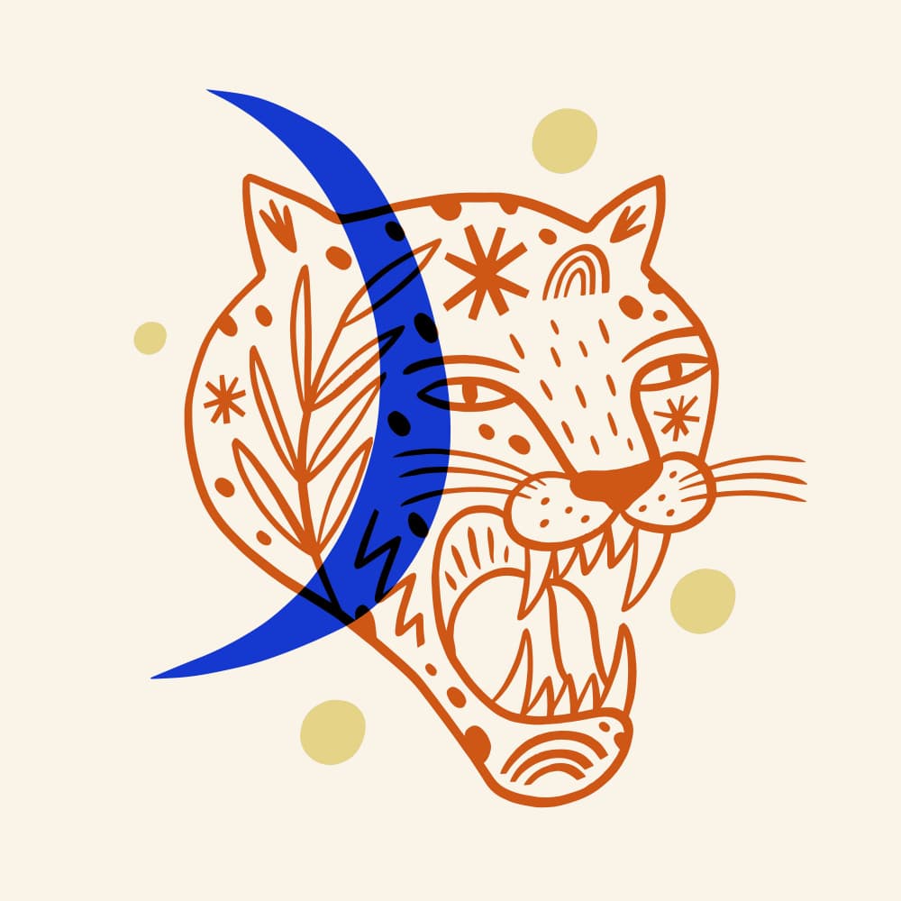 Bohotigerno02 by Treechild — canvas wall art
