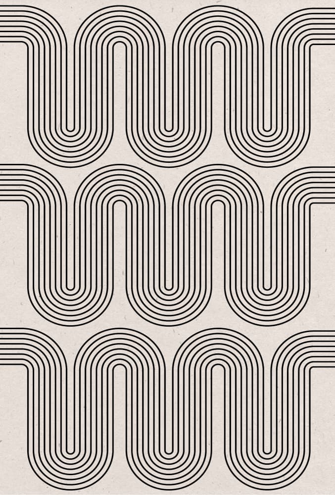 Retro Waves by THE MIUUS STUDIO — canvas wall art