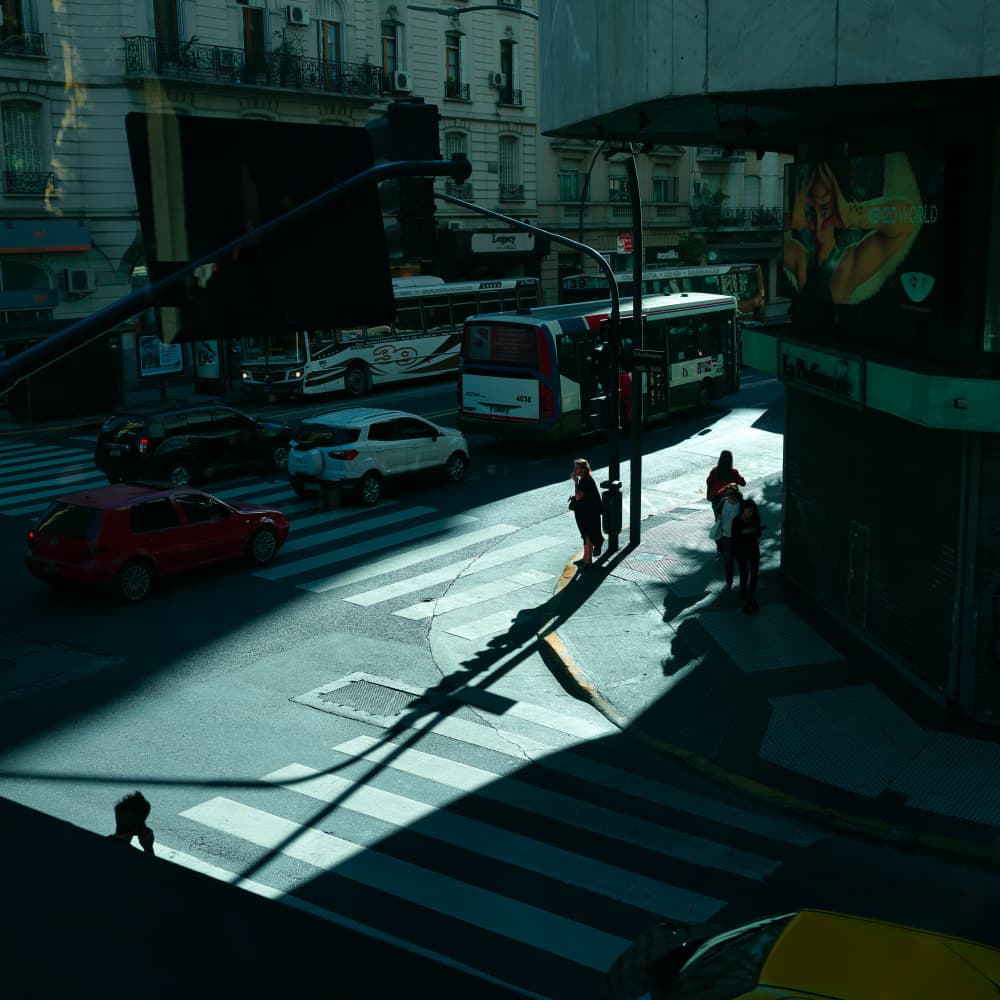 City Street Shadows by Thabiet Kamaldien — canvas wall art