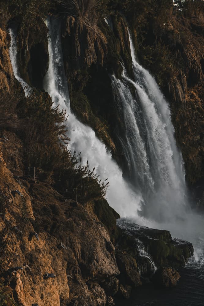 Powerful Cascading Waterfall by engin akyurt — canvas wall art