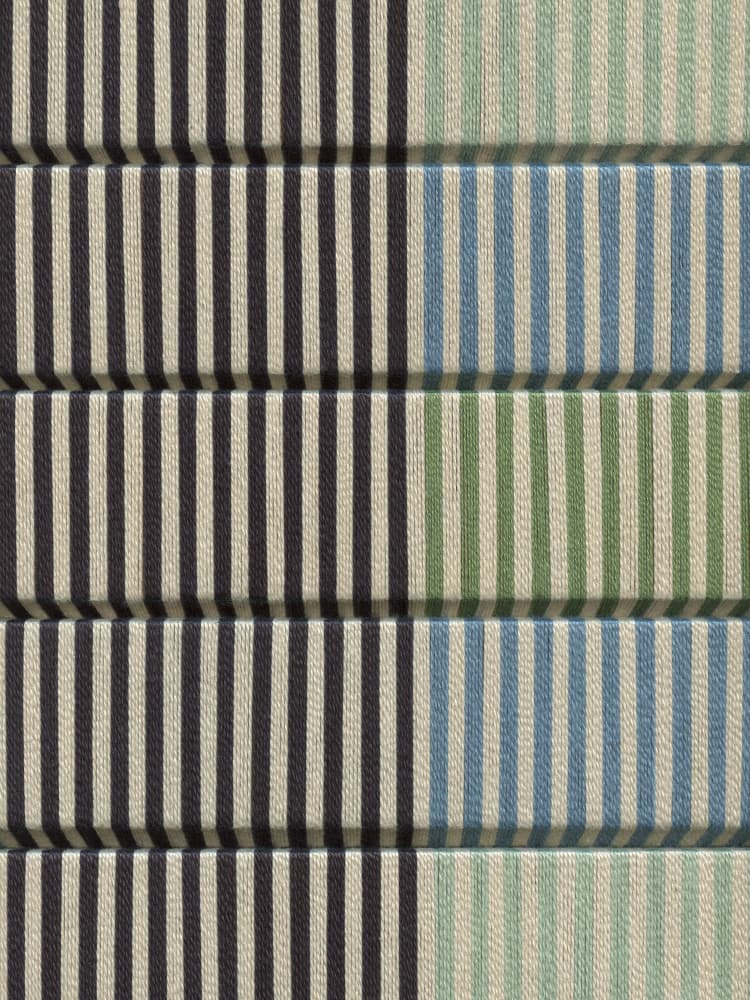 Striped Fabric Palette by Amanda Mclaurin — canvas wall art