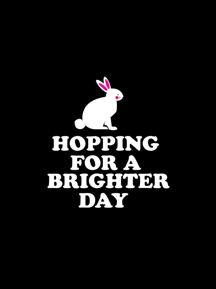Bright Day Bunny by Baobab Print store — canvas wall art