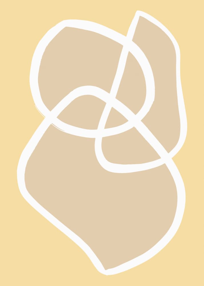 Flowing Organic Shapes by Old Artists Studio — canvas wall art