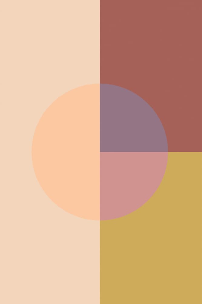 Geometric Color Harmony by Old Artists Studio — canvas wall art