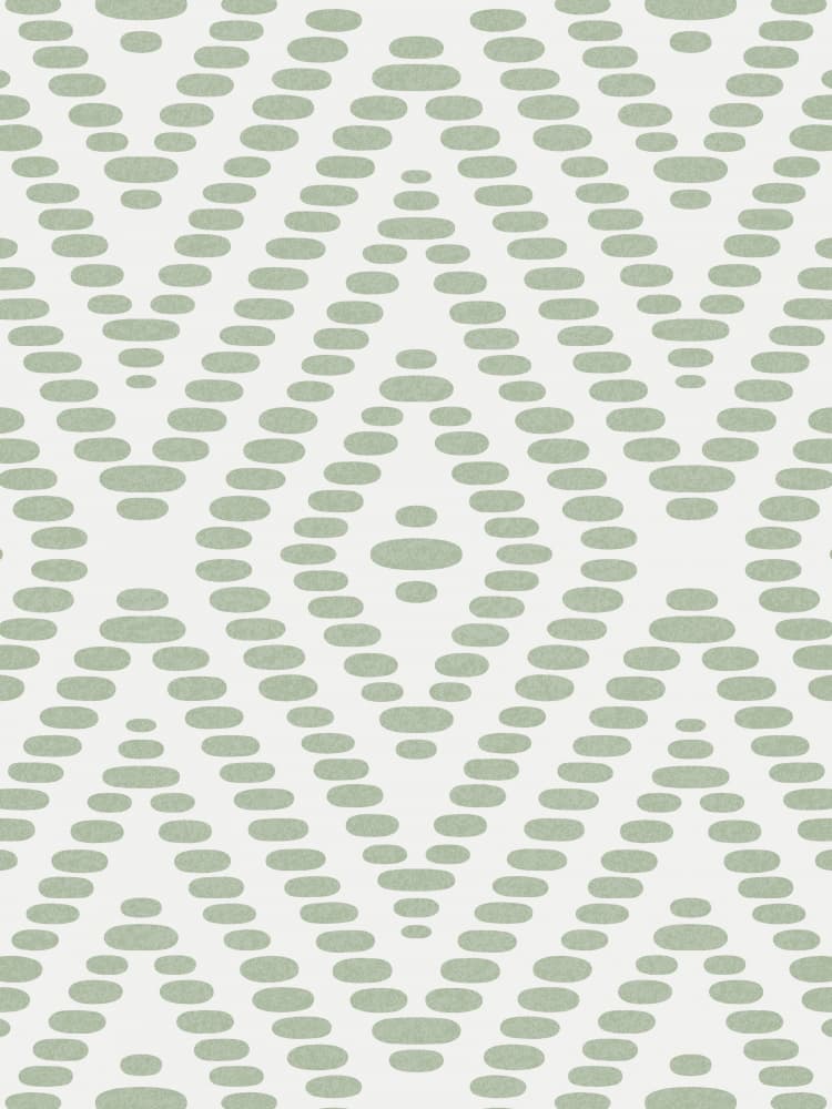 Textured Diamond Zigzag Sage Green by Krisztina Jung — canvas wall art