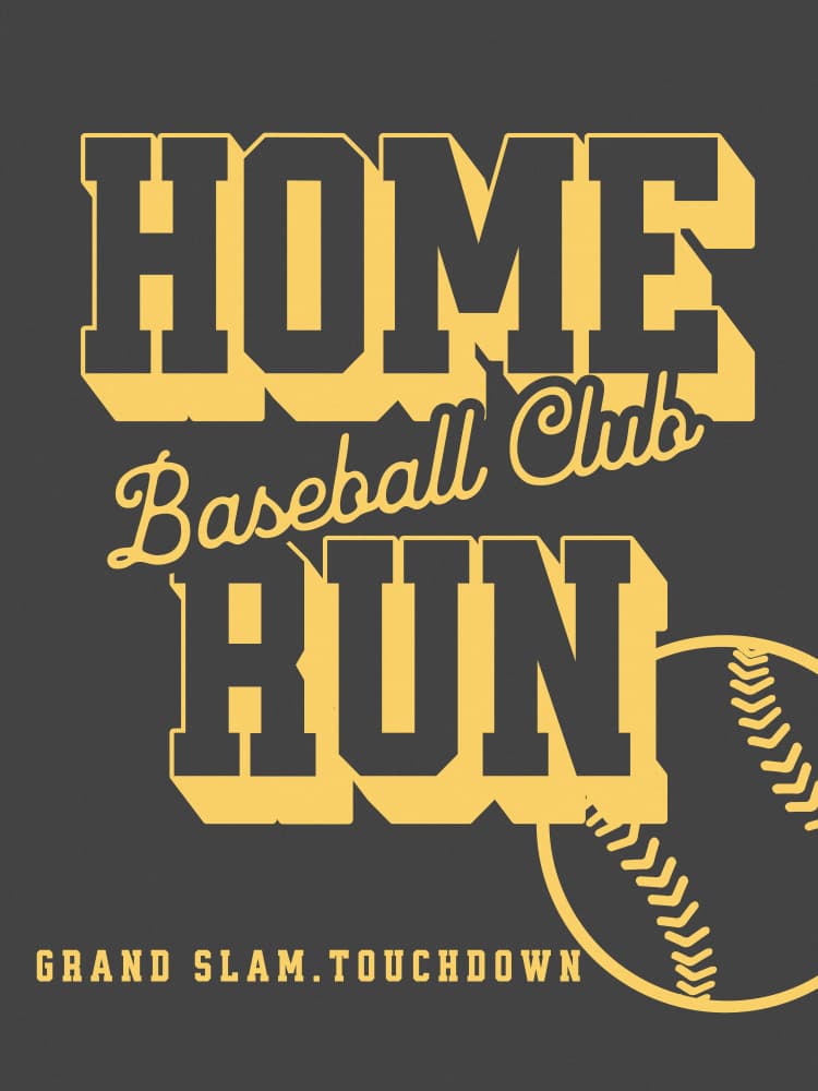 Home Run Baseball Club by Old Artists Studio IV — canvas wall art
