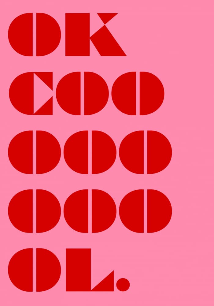 Bold Geometric Message by Athene Fritsch — canvas wall art