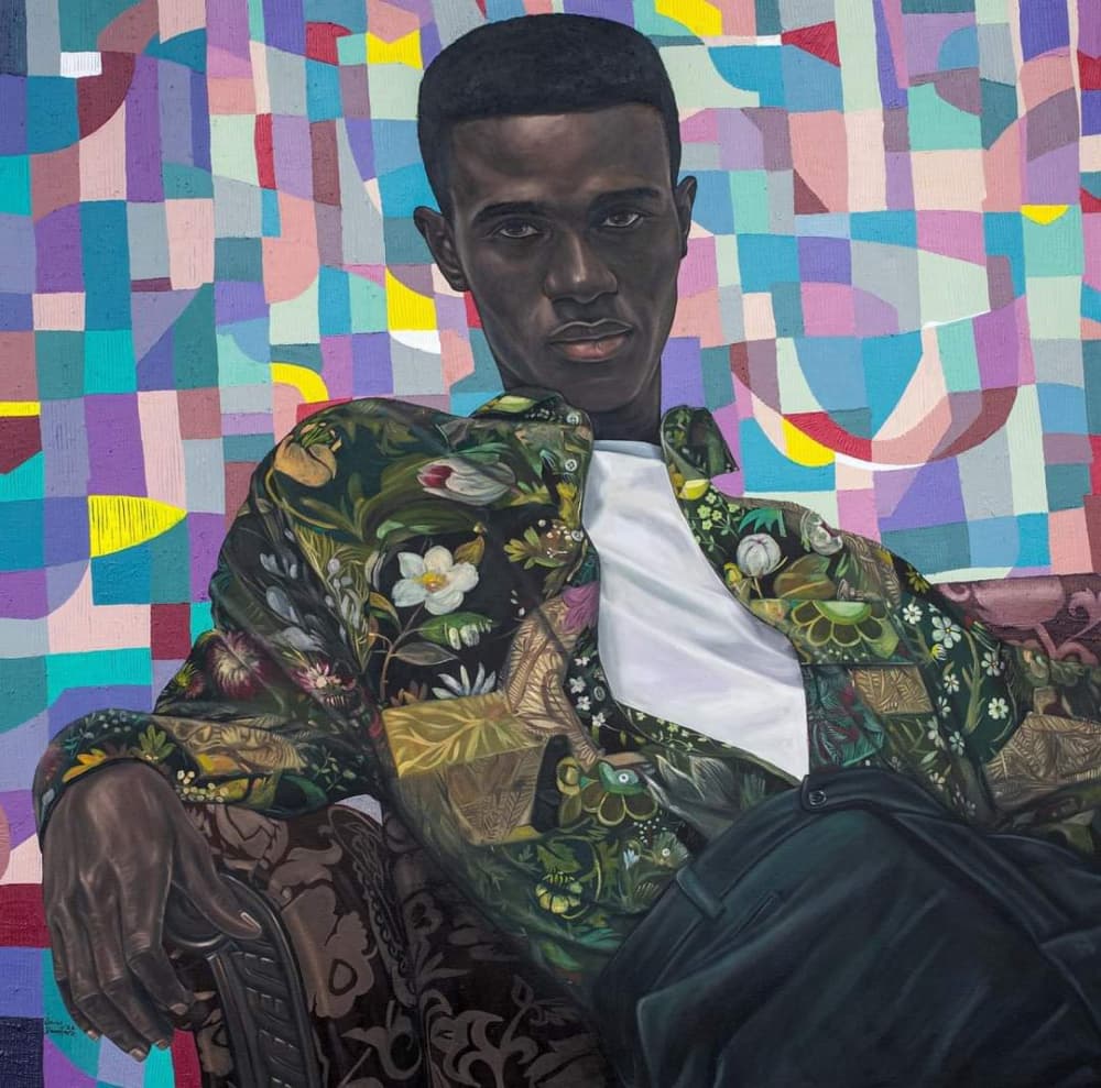 Stylish Man Portrait by Damilare Jamiu — canvas wall art