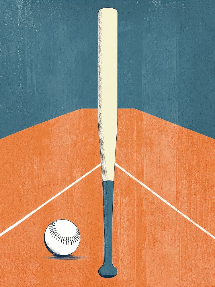 Classic Baseball Scene by Old Artists Studio IV — canvas wall art
