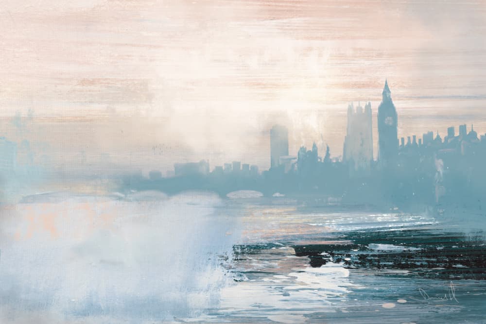 London View by Dan Hobday — canvas wall art