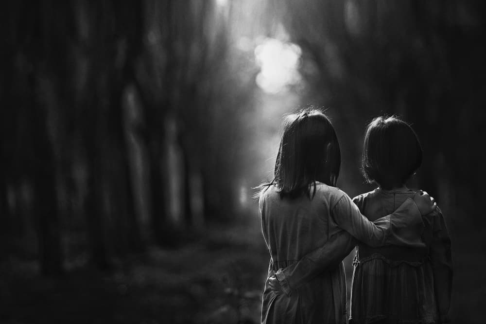 Childhood Friendship Light by dodyherawan — canvas wall art