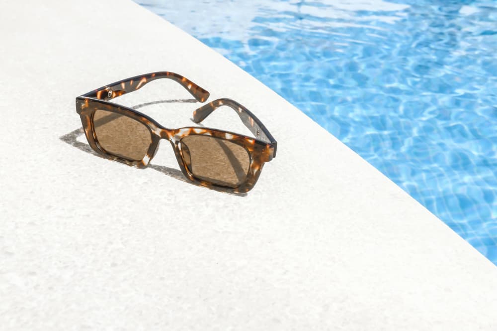 Sunny Poolside Sunglasses by Old Artists Studio III — canvas wall art
