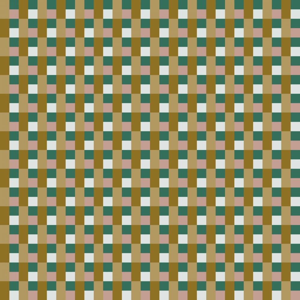 Geometric Weave Pattern by Little Dean — canvas wall art