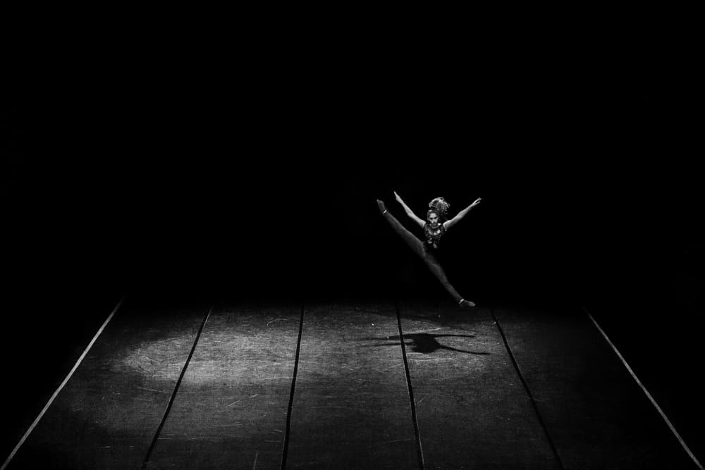 Graceful Stage Leap by Nemanja Jovanovic — canvas wall art