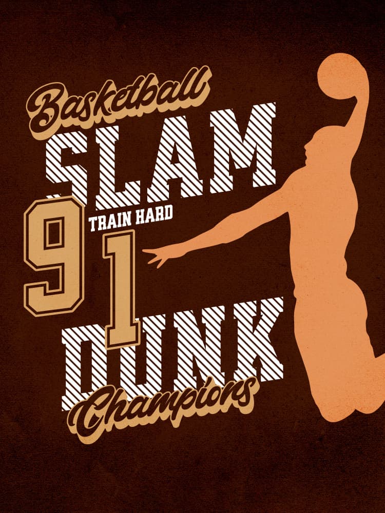 Slam Dunk Champions by Old Artists Studio IV — canvas wall art