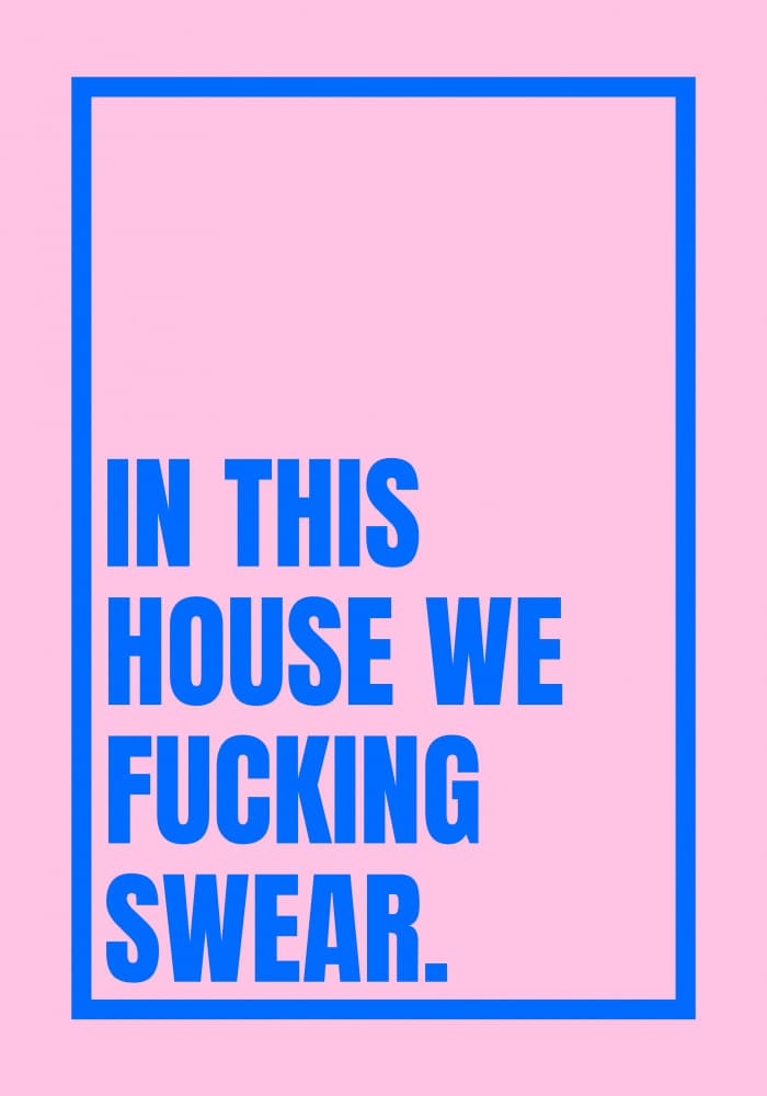Bold House Statement by Athene Fritsch — canvas wall art