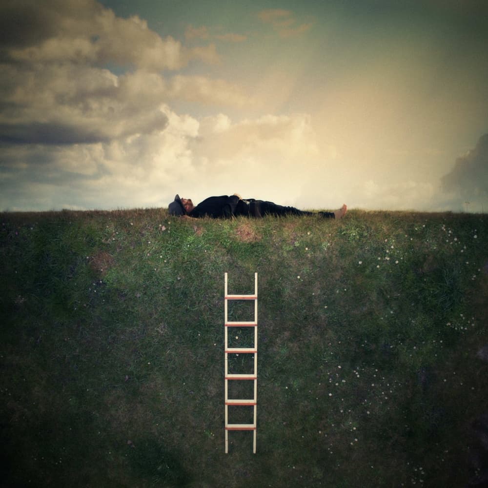 Ladder to Dreams by Radovan Skohel — canvas wall art