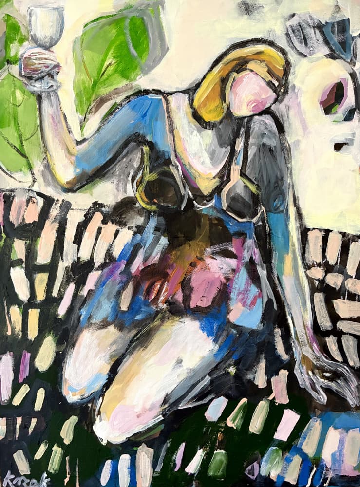 Cheers by Magdalena  Krzak — canvas wall art