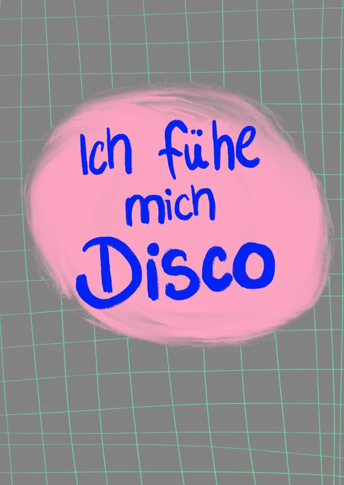 I Feel Disco by Ute Arnold — canvas wall art