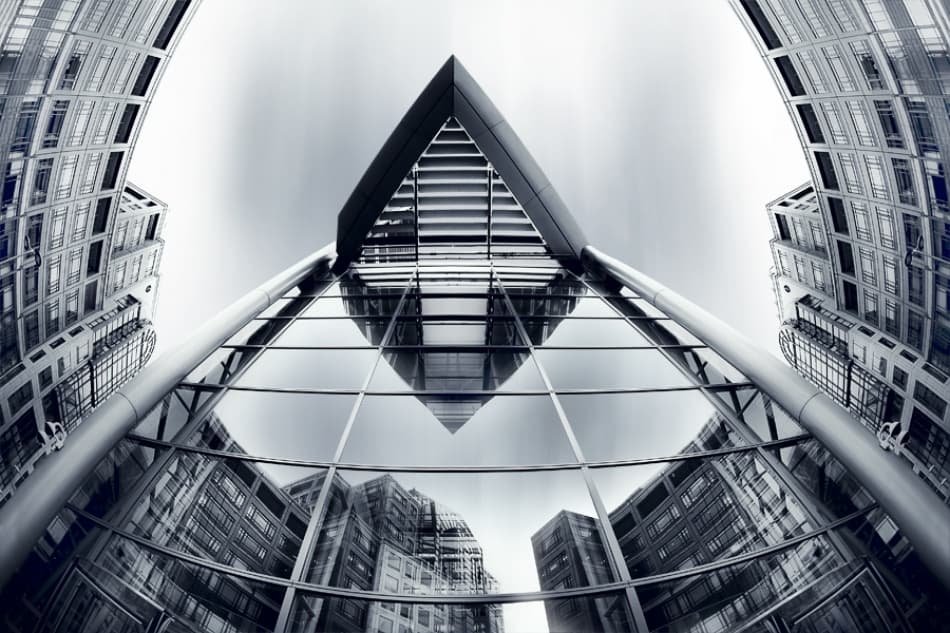 Modern Glass Architecture by Semir Catovic — canvas wall art