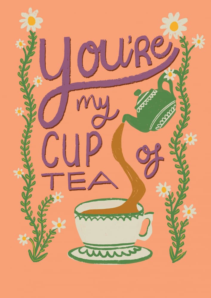 You're My Cup Of Tea by Charlotte Trudgett — canvas wall art
