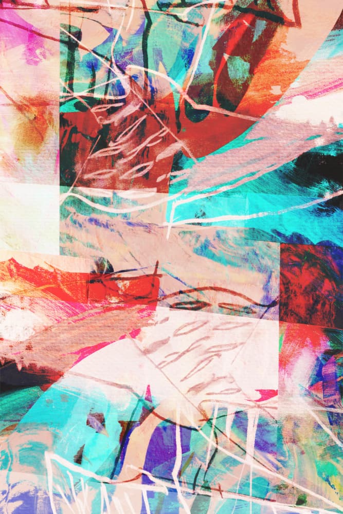 Dynamic Color Abstraction by Simona Gocan — canvas wall art