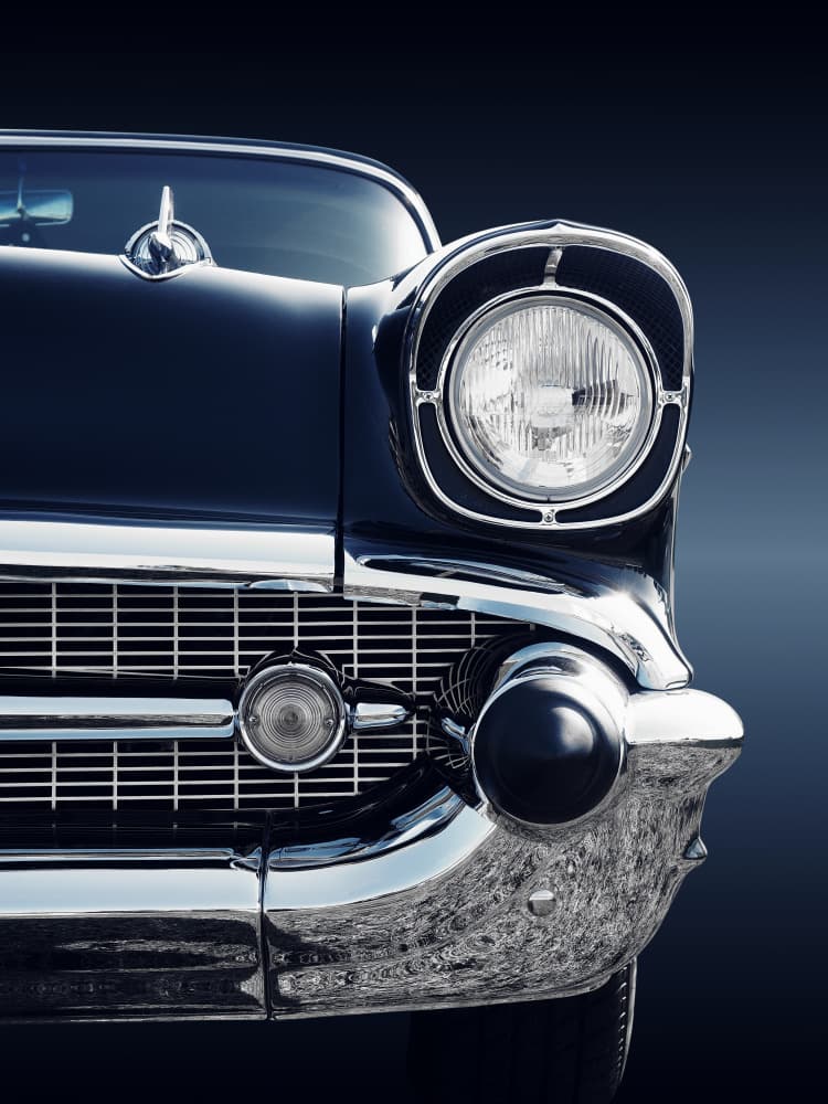 Sleek Chrome Classic by Beate Gube — canvas wall art