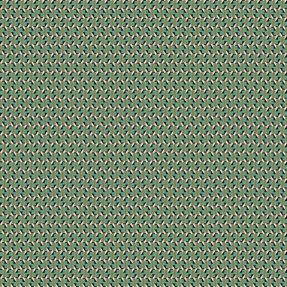 Elegant Sage Geometric Pattern by Little Dean — canvas wall art