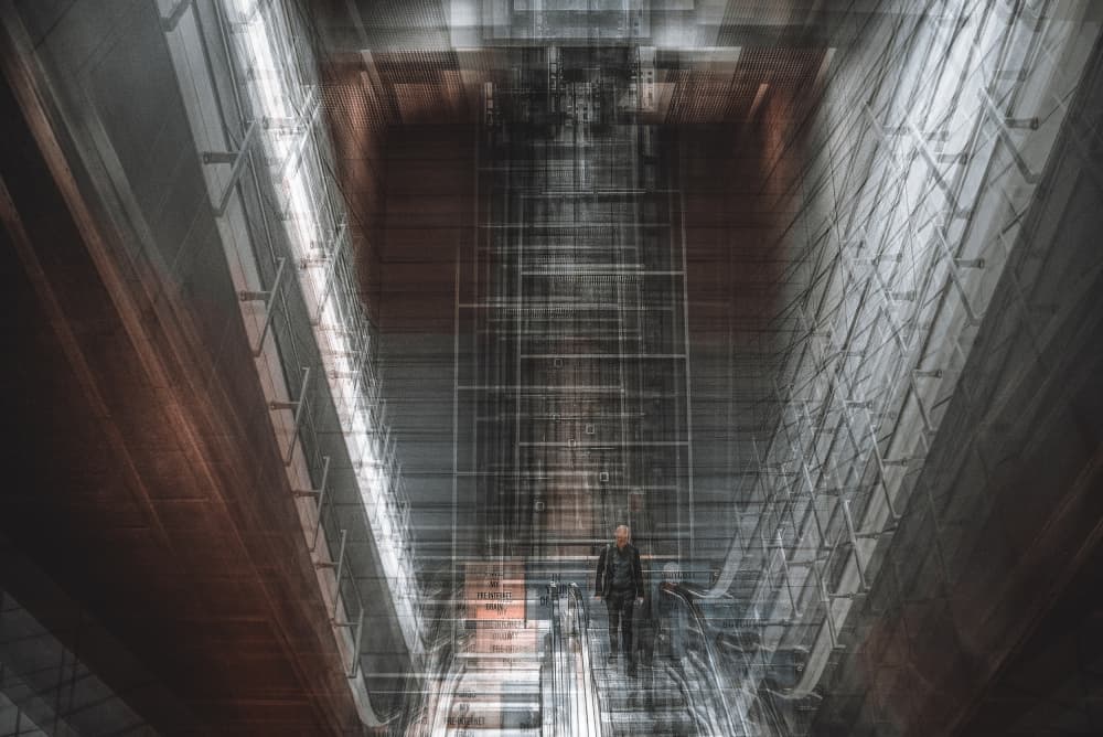 Motion Through Architecture by Carmine Chiriacò — canvas wall art