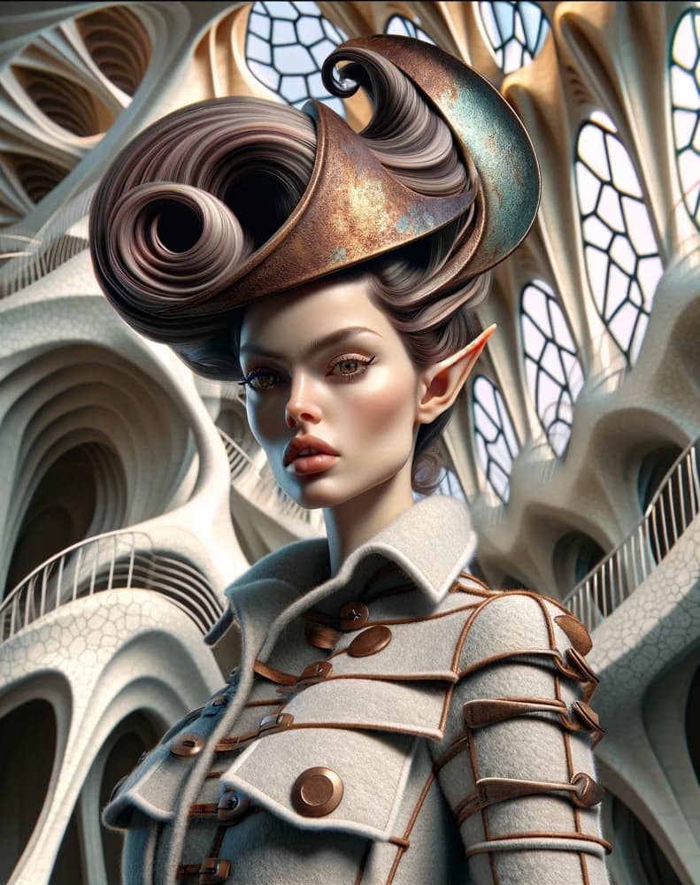 Elegant Elven Vision by David Galan — canvas wall art