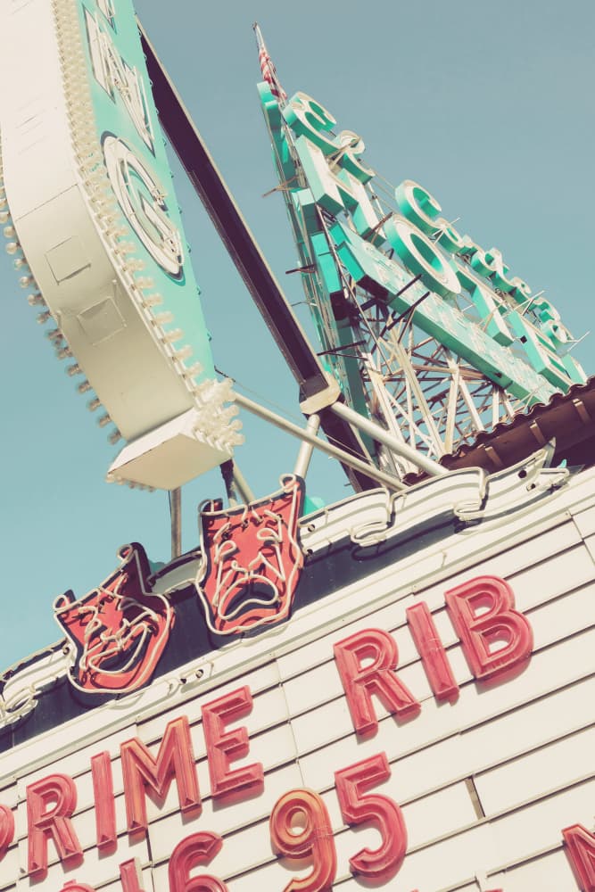 Retro Theater Marquee by Old Artists Studio III — canvas wall art