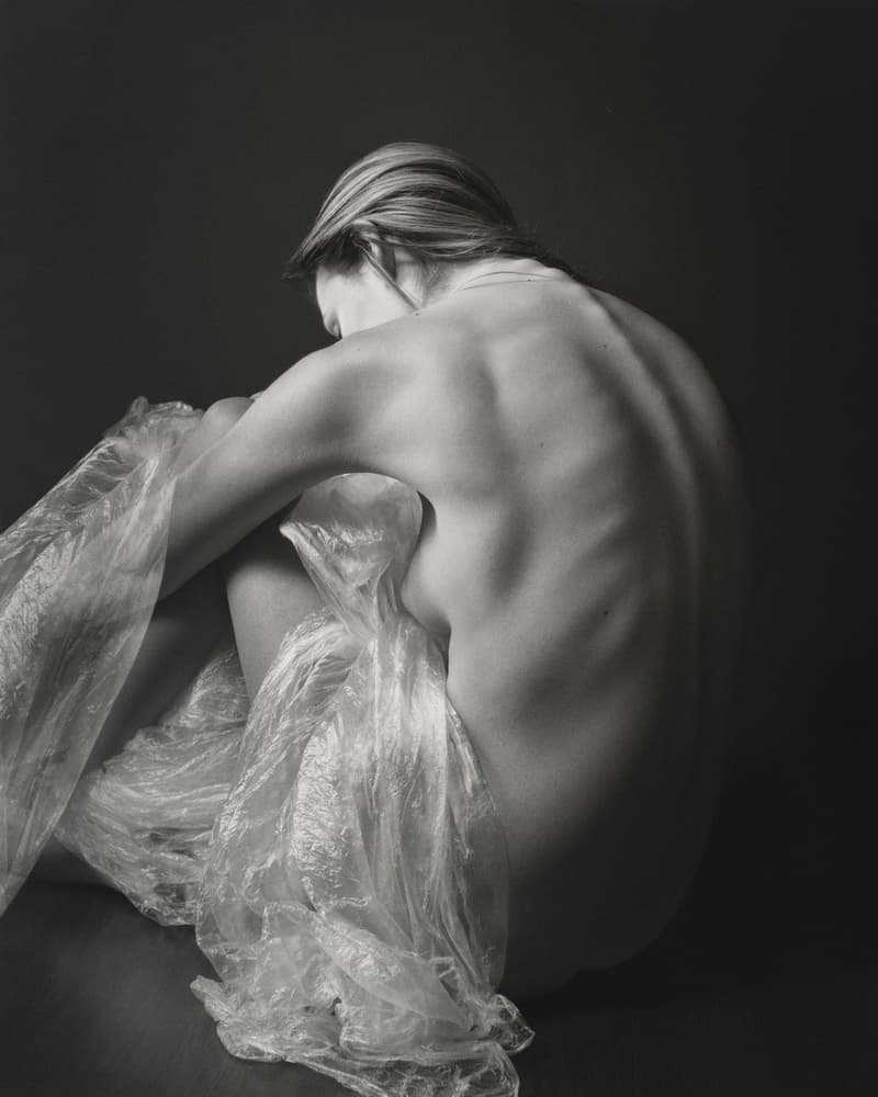 Bare Back Plastic Drape by Velizar Ivanov — canvas wall art
