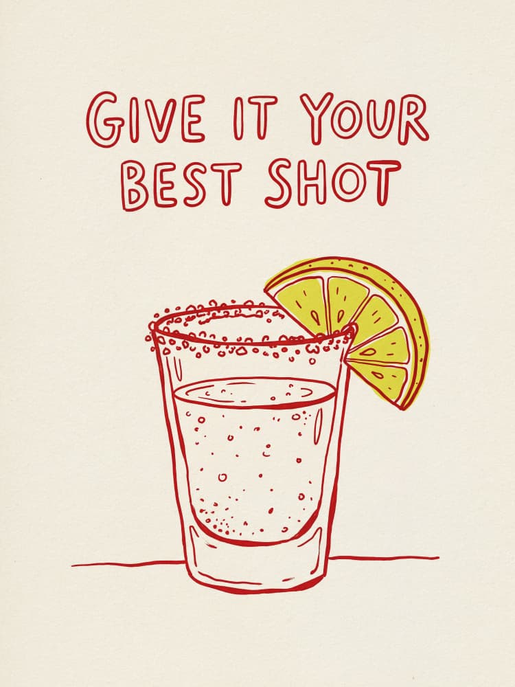 Give Your Best Shot by Andreas Magnusson — canvas wall art
