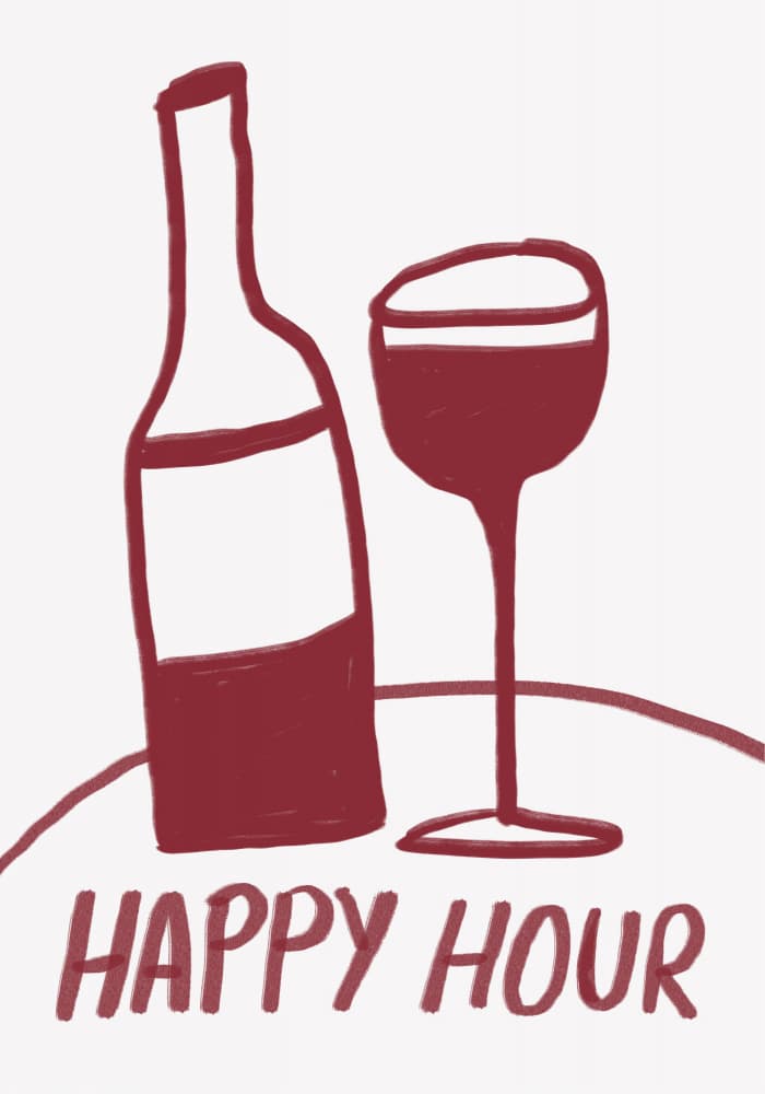 Wine Time Delight by Athene Fritsch — canvas wall art